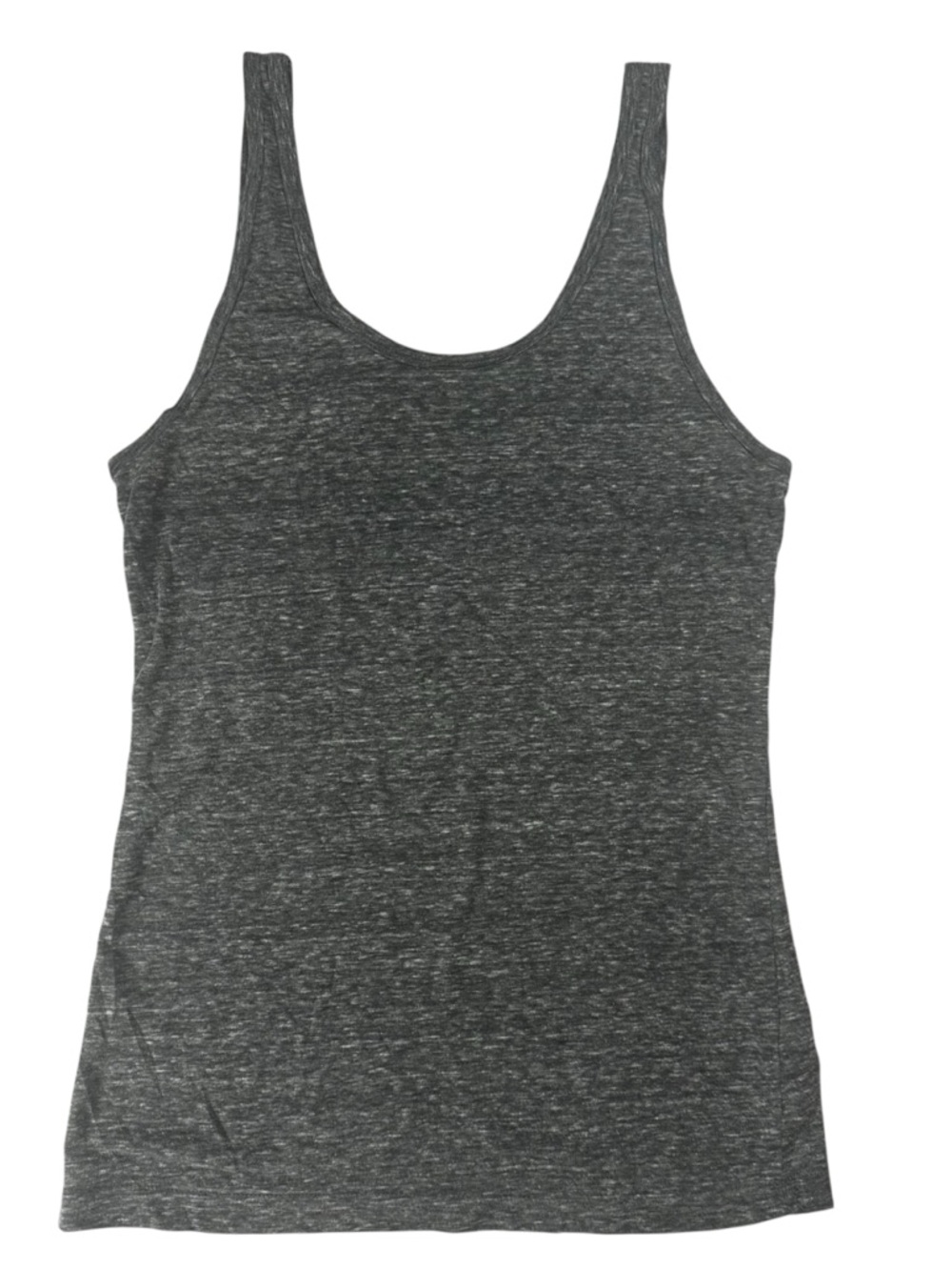 Topshop Gray Tank Top Womens Sleeveless Scoop Neck Basic Stretch Size 6